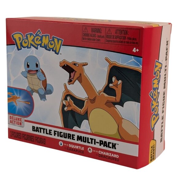 Pokemon Battle Ready Deluxe Action Battle Figure Multi-Pack Squirtle Charizard - Picture 2 of 5